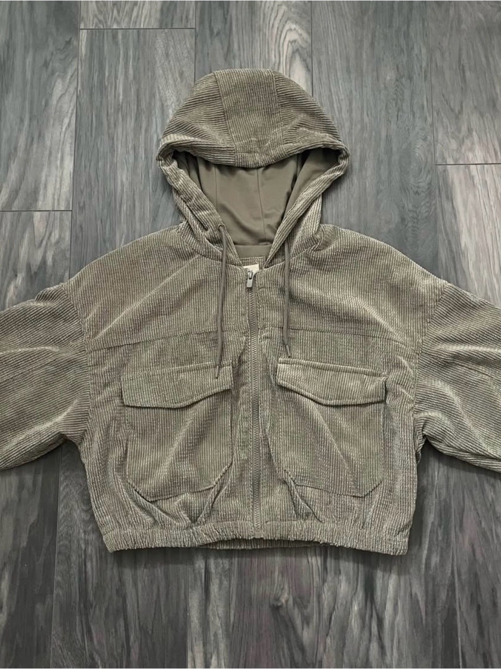 Corduroy Bomber Jacket w/ Pockets | Women
